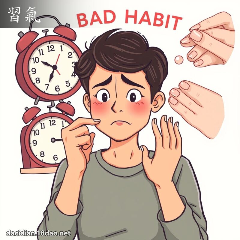 習氣 - 國語大辭典配圖