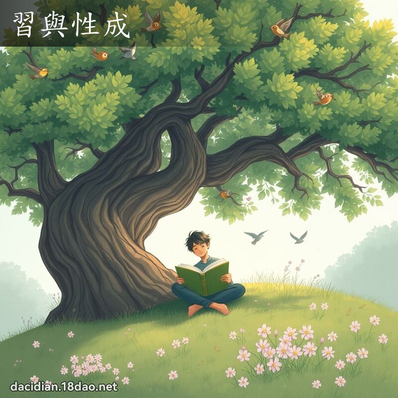 习与性成 - 国语大辞典配图