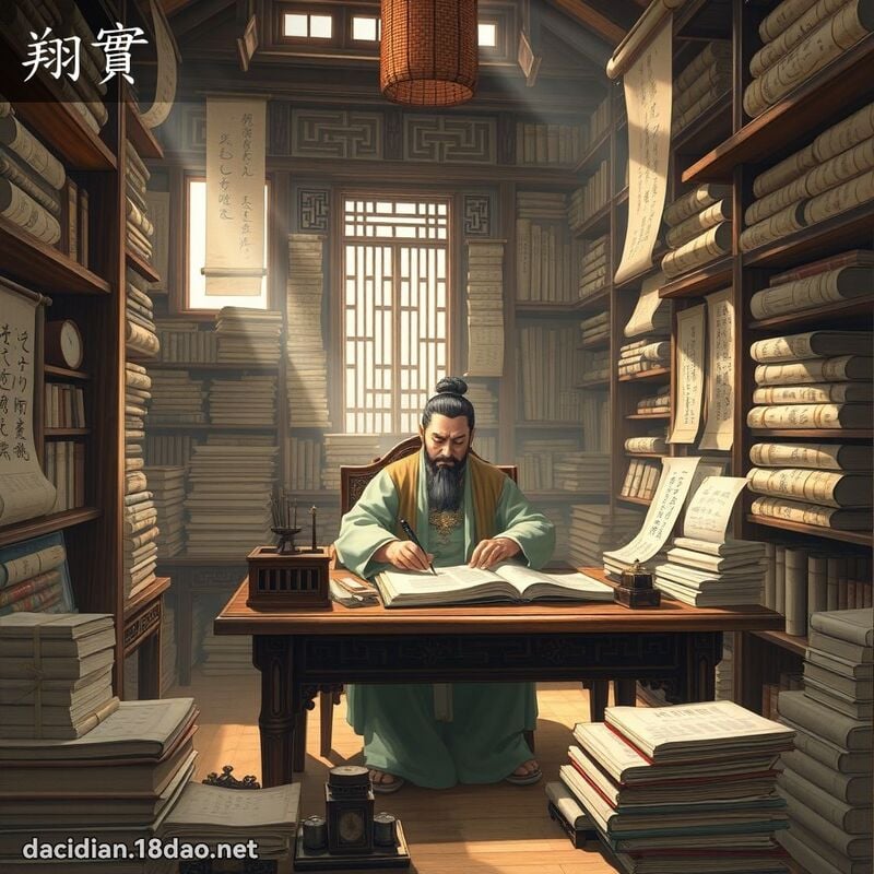 翔實 - 國語大辭典配圖