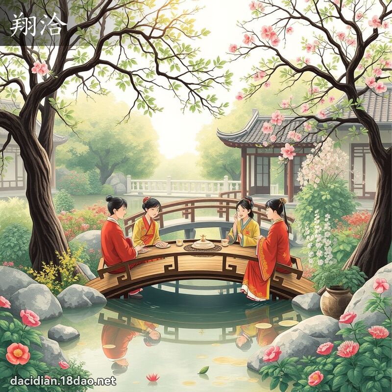 翔洽 - 國語大辭典配圖