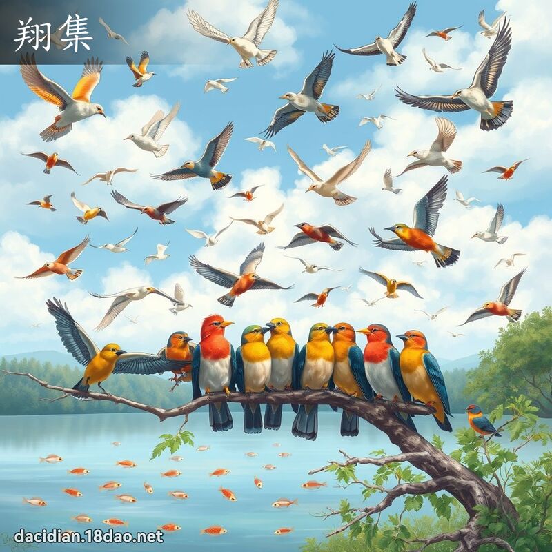 翔集 - 國語大辭典配圖