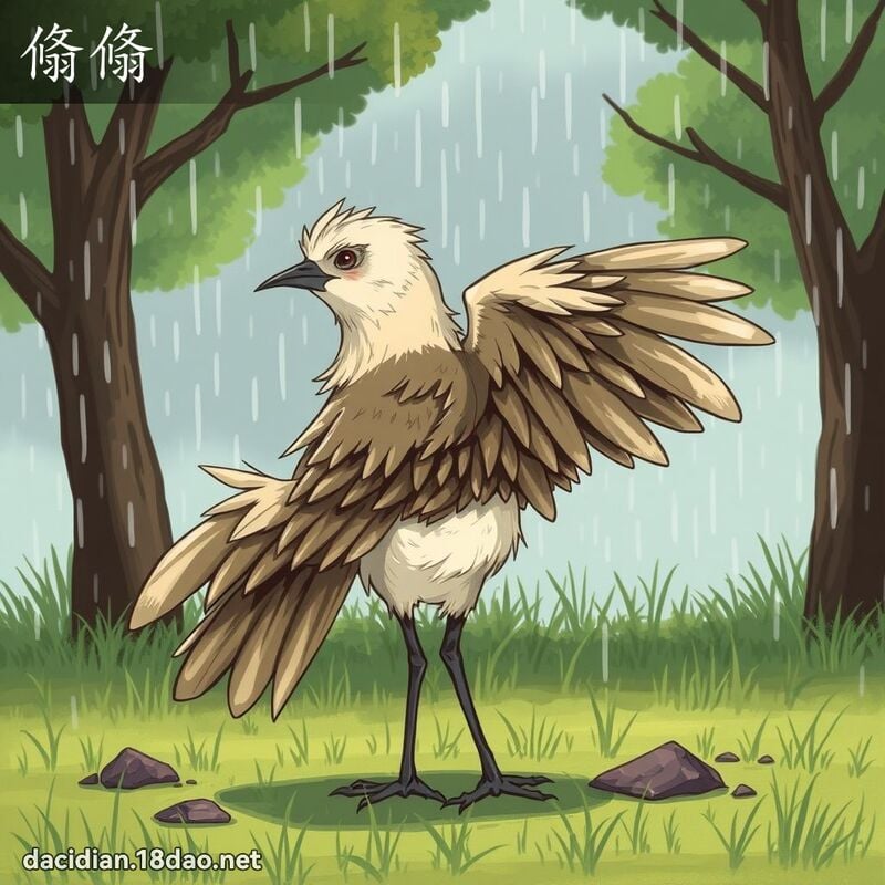 翛翛 - 國語大辭典配圖