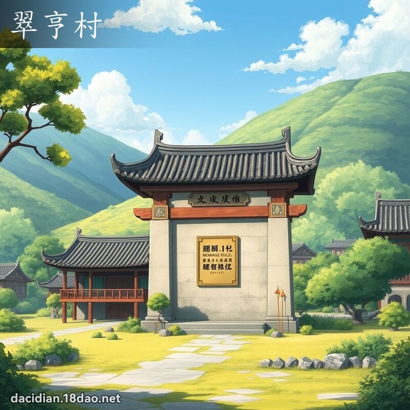 翠亨村 - 國語大辭典配圖