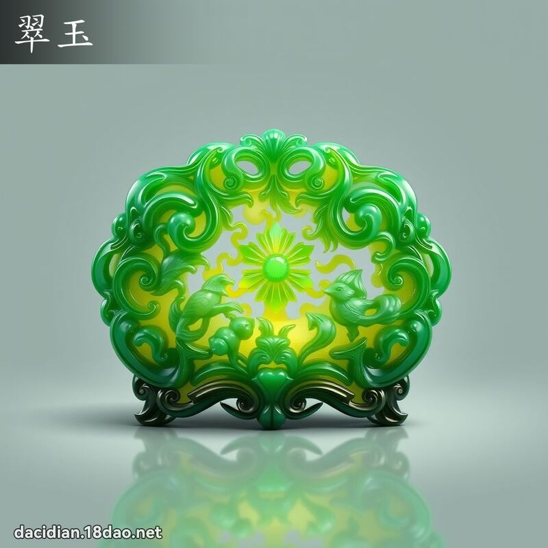 翠玉 - 國語大辭典配圖