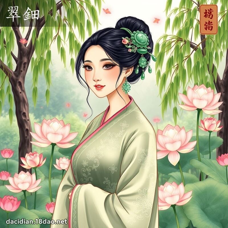 翠鈿 - 國語大辭典配圖