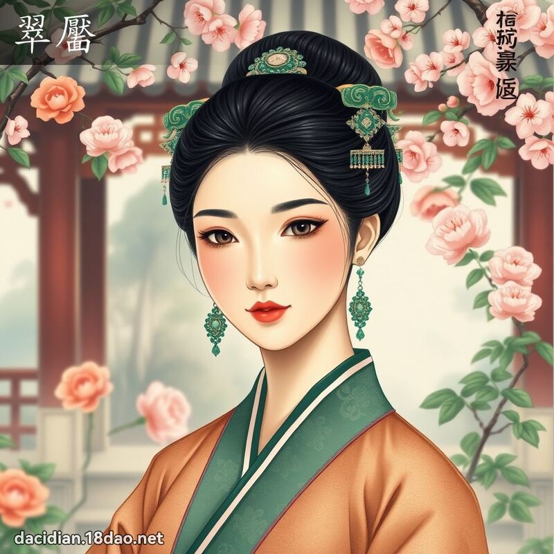 翠靨 - 國語大辭典配圖