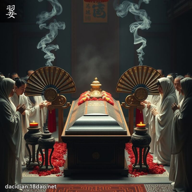 翣 - 國語大辭典配圖