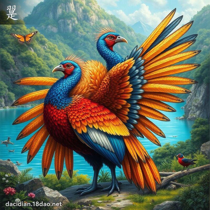 翨 - 國語大辭典配圖