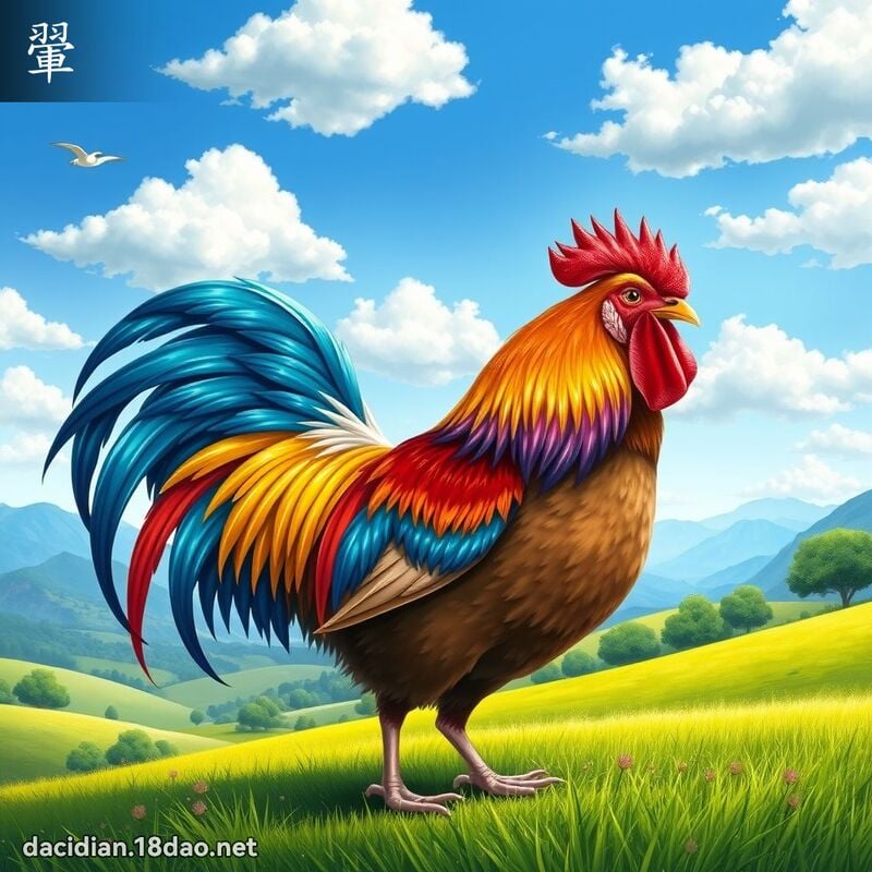 翬 - 國語大辭典配圖