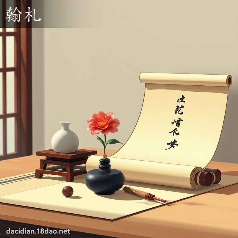 翰札 - 國語大辭典配圖