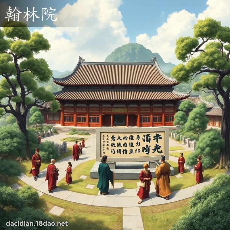 翰林院 - 国语大辞典配图