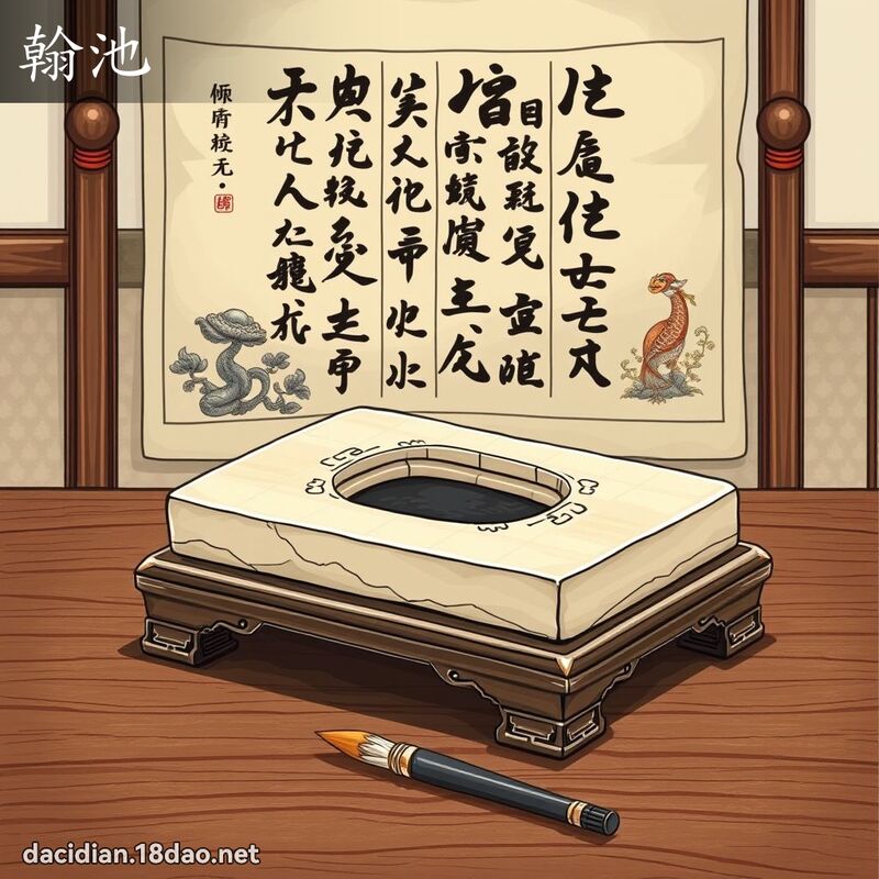 翰池 - 國語大辭典配圖
