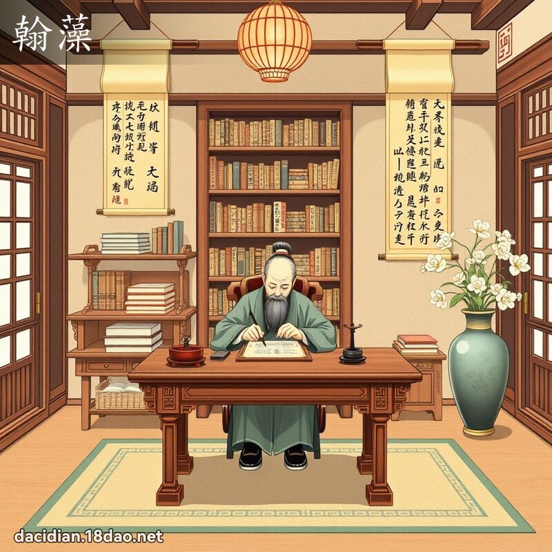翰藻 - 国语大辞典配图