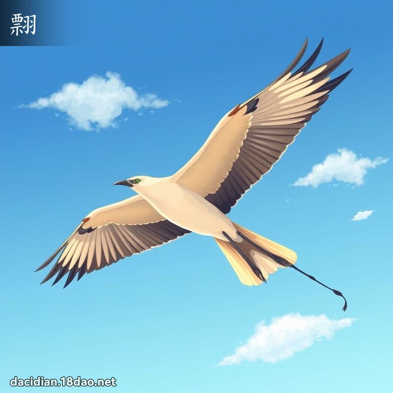 翲 - 國語大辭典配圖