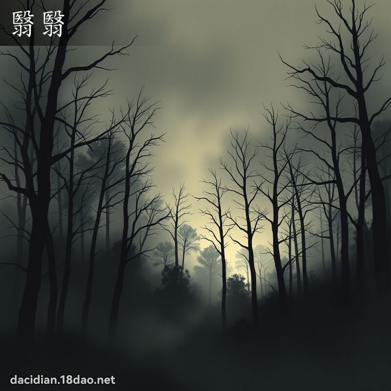翳翳 - 国语大辞典配图
