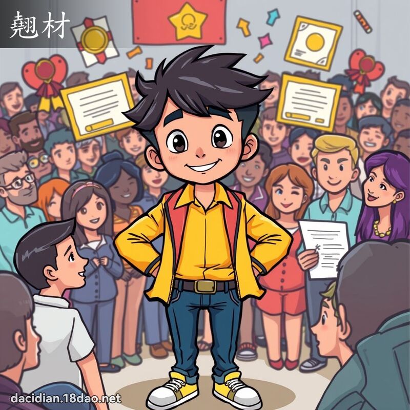 翹材 - 國語大辭典配圖