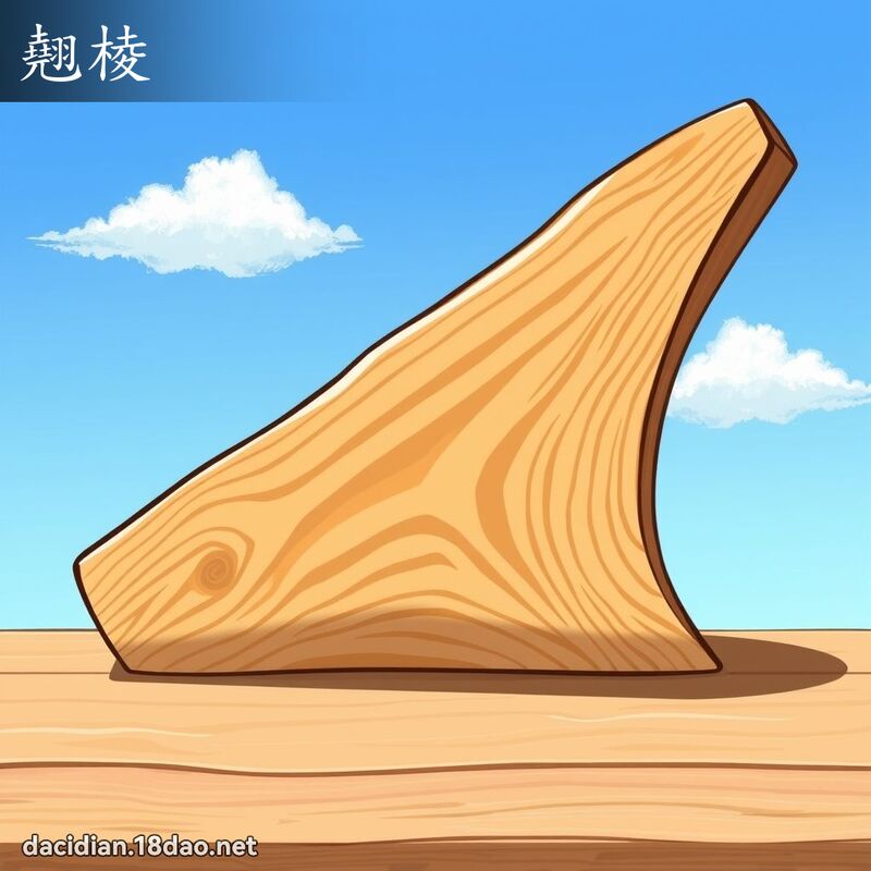 翘棱 - 国语大辞典配图