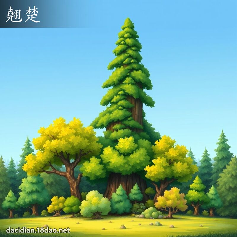 翹楚 - 國語大辭典配圖