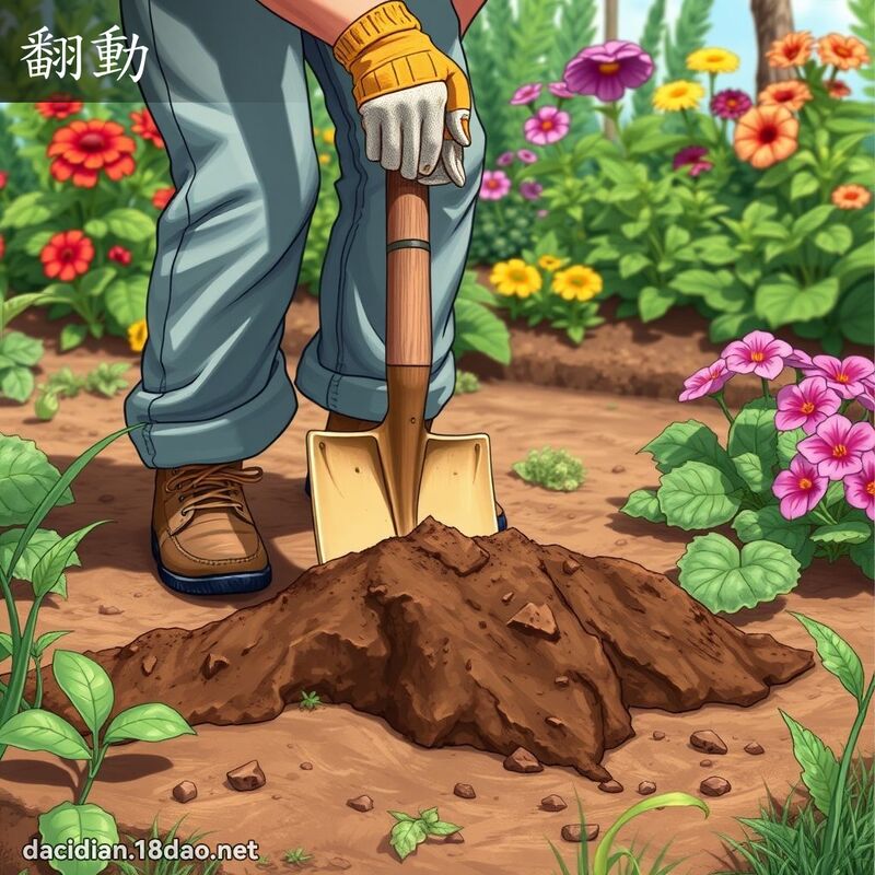 翻動 - 國語大辭典配圖