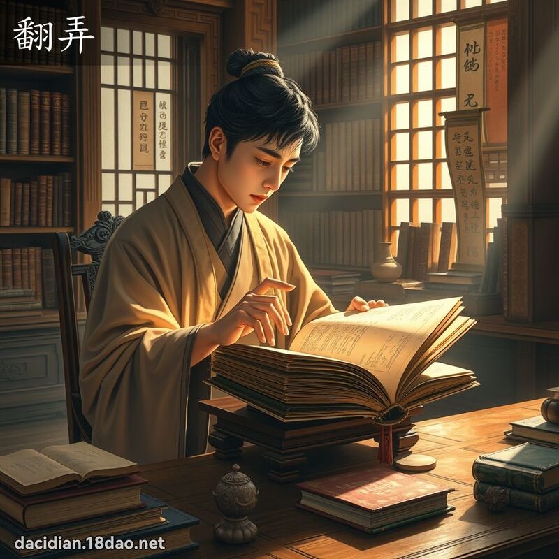 翻弄 - 國語大辭典配圖