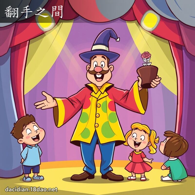 翻手之间 - 国语大辞典配图