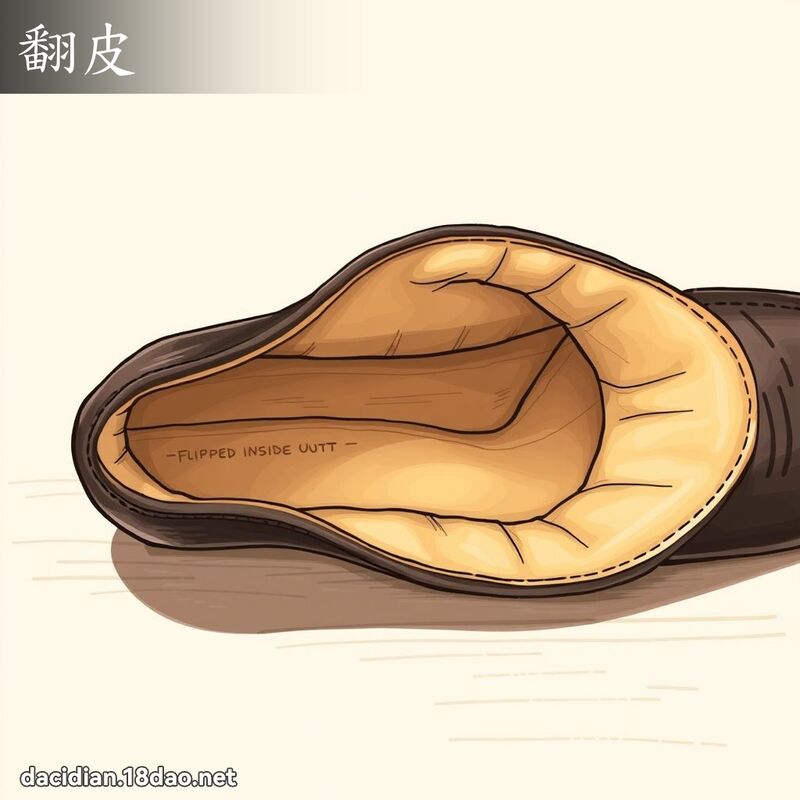 翻皮 - 国语大辞典配图