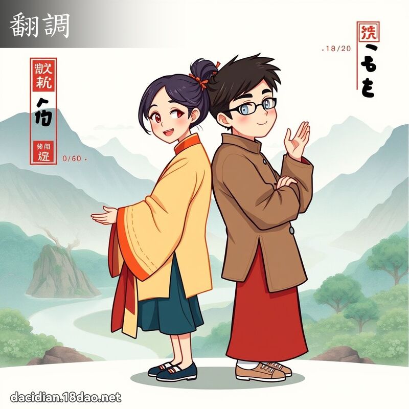 翻调 - 国语大辞典配图