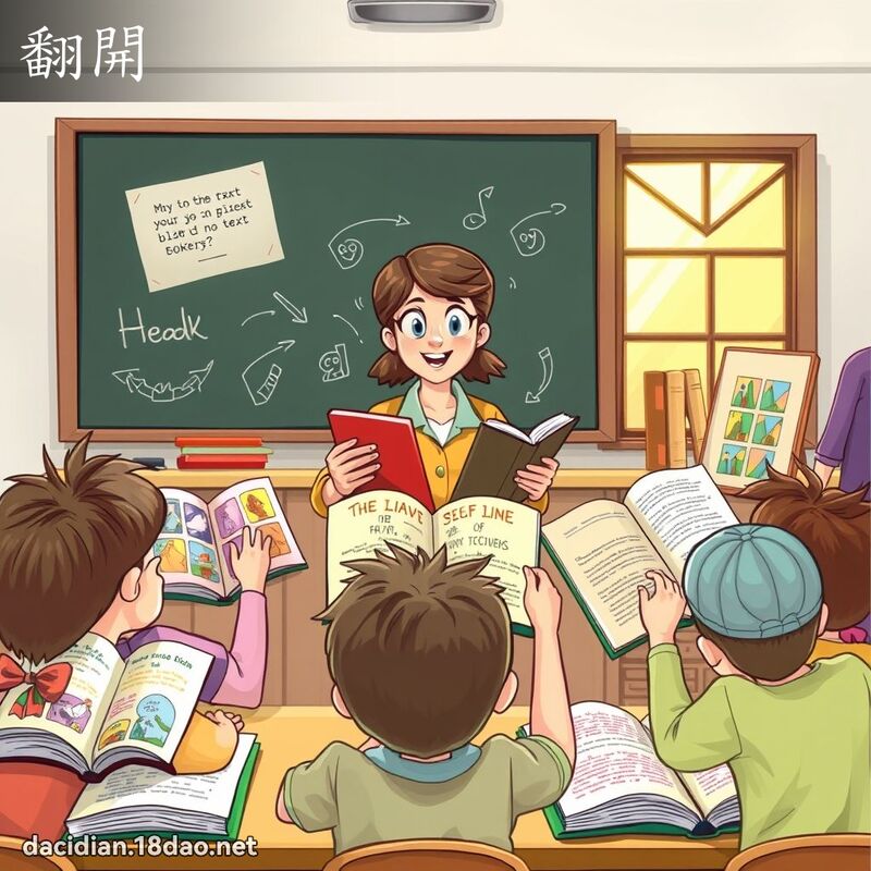 翻开 - 国语大辞典配图