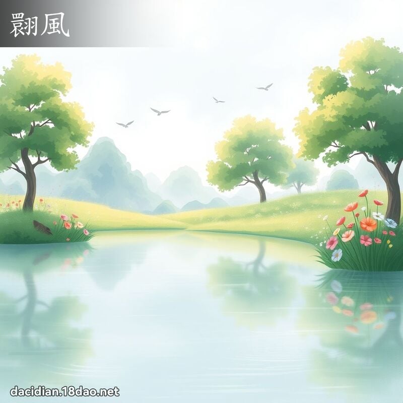 翾風 - 國語大辭典配圖