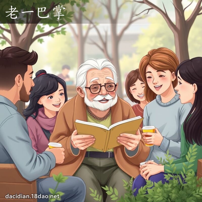 老一巴掌 - 國語大辭典配圖