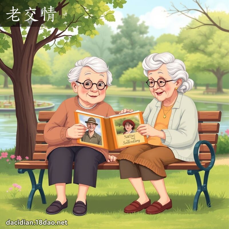 老交情 - 國語大辭典配圖