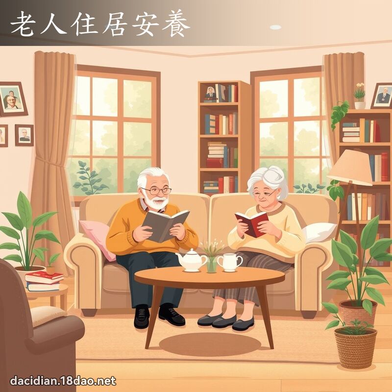 老人住居安養 - 國語大辭典配圖