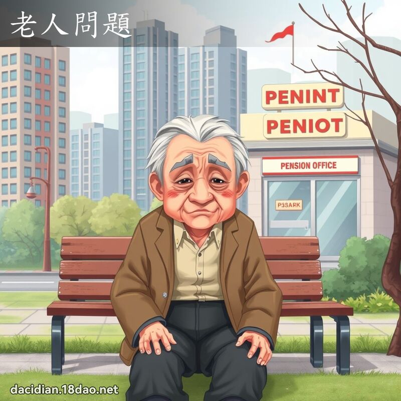老人问题 - 国语大辞典配图