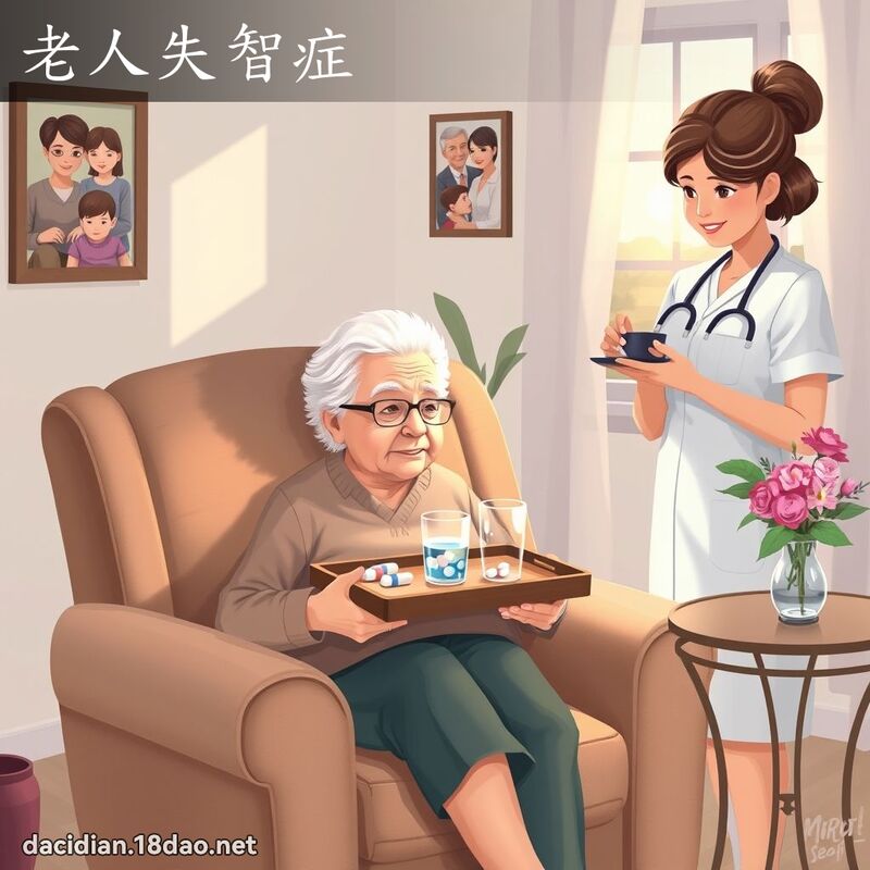 老人失智症 - 国语大辞典配图