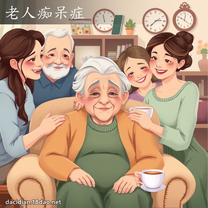 老人痴呆症 - 國語大辭典配圖