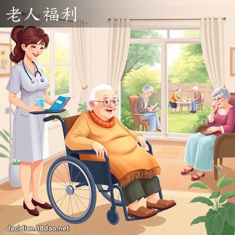 老人福利 - 國語大辭典配圖