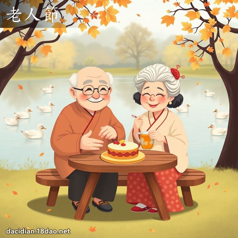老人节 - 国语大辞典配图