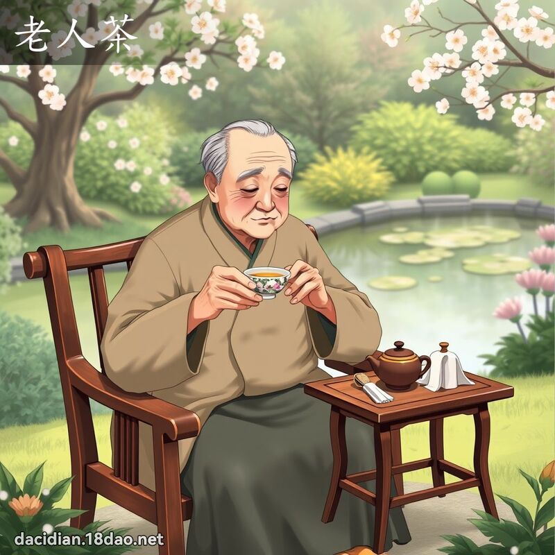 老人茶 - 國語大辭典配圖