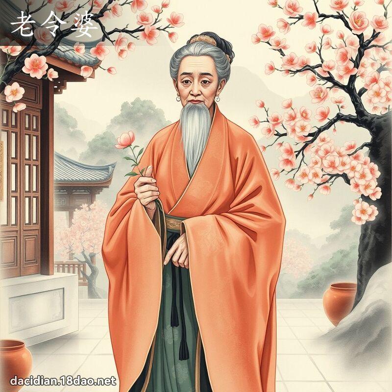 老令婆 - 國語大辭典配圖