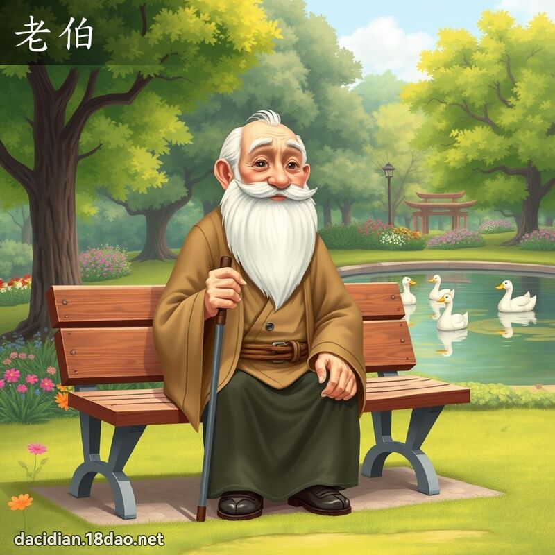 老伯 - 國語大辭典配圖