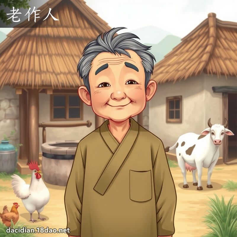 老作人 - 國語大辭典配圖