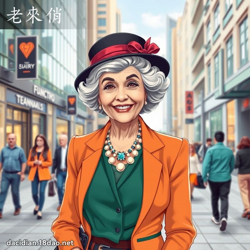 老來俏 - 國語大辭典配圖