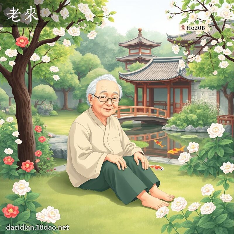 老來 - 國語大辭典配圖