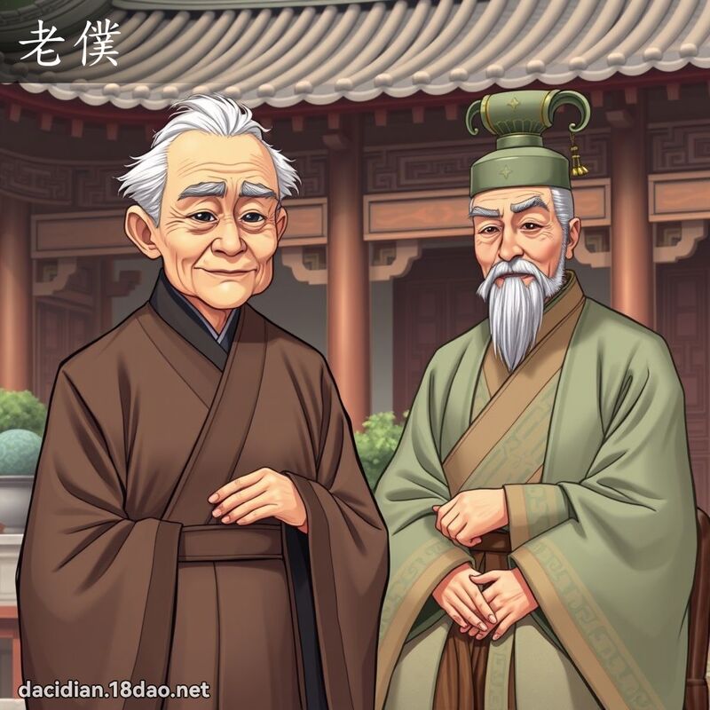 老僕 - 國語大辭典配圖
