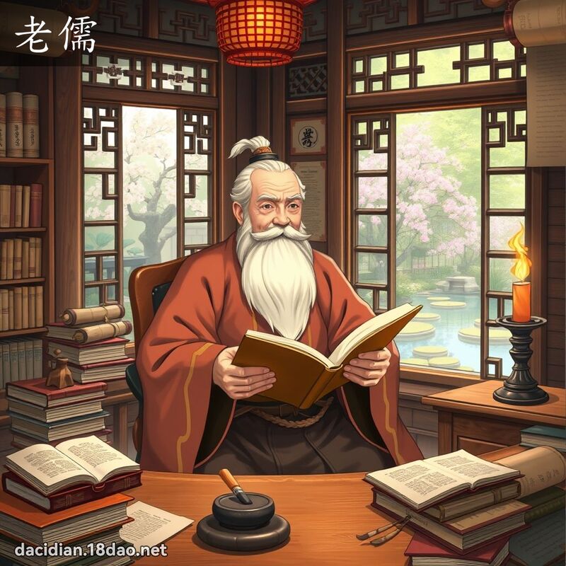 老儒 - 国语大辞典配图