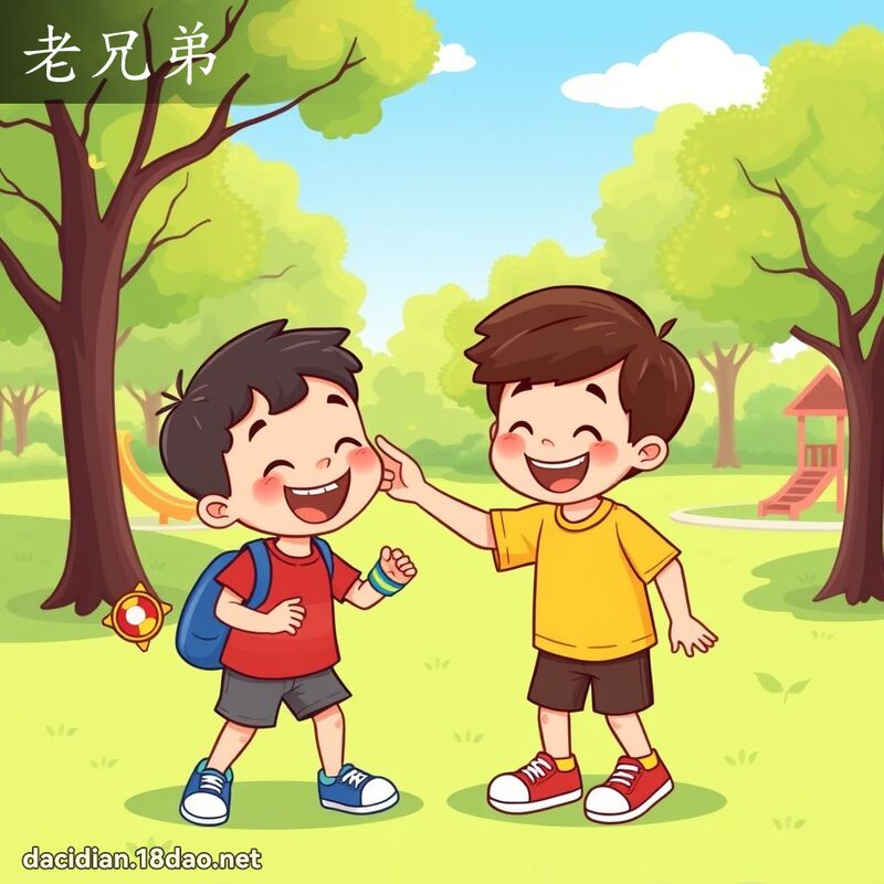 老兄弟 - 国语大辞典配图
