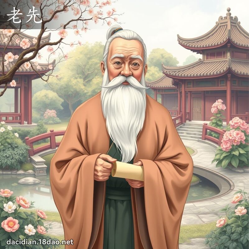 老先 - 国语大辞典配图