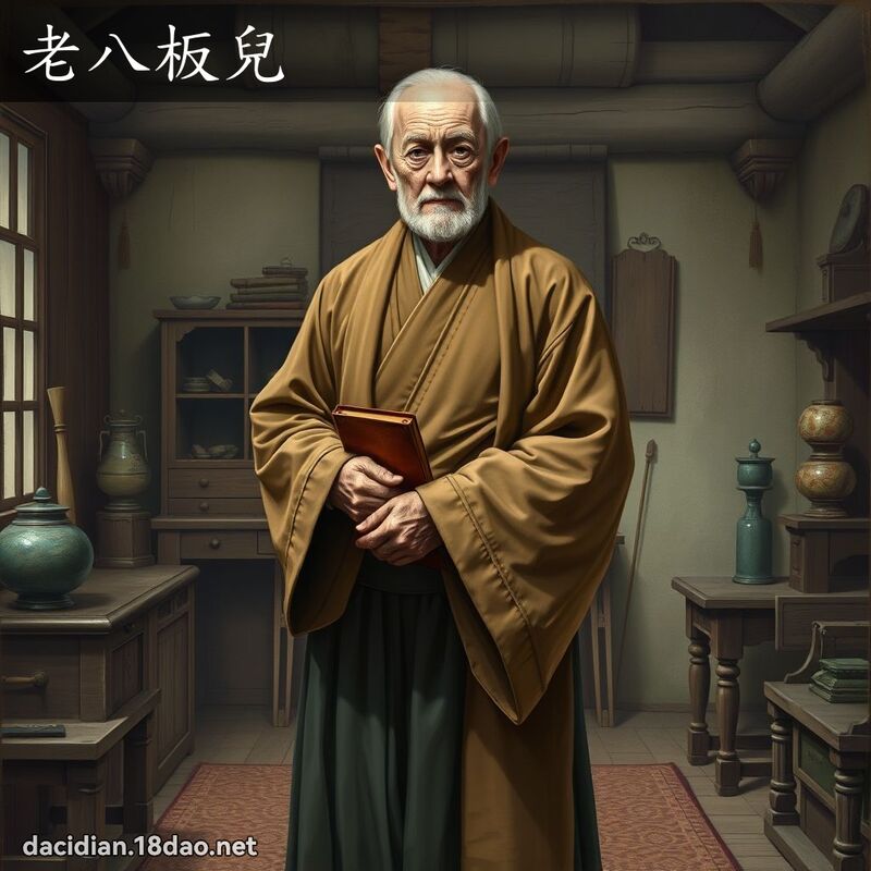 老八板兒 - 國語大辭典配圖