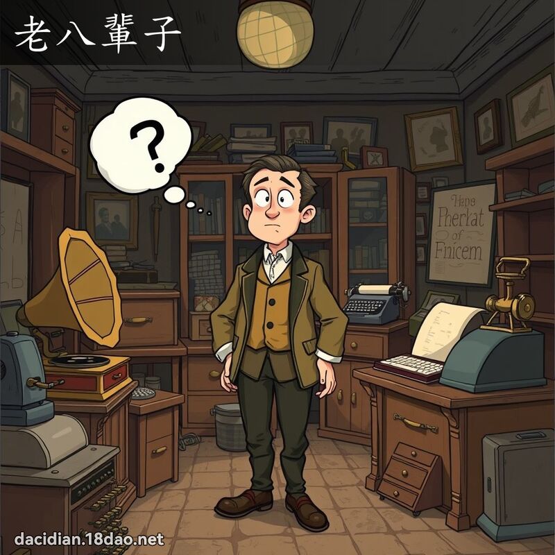 老八辈子 - 国语大辞典配图