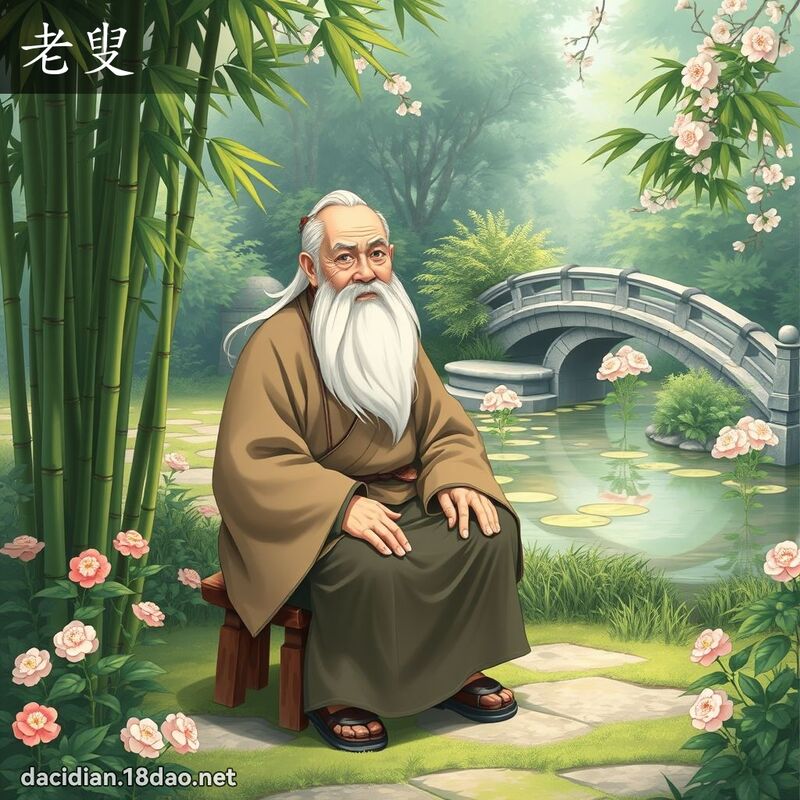 老叟 - 國語大辭典配圖